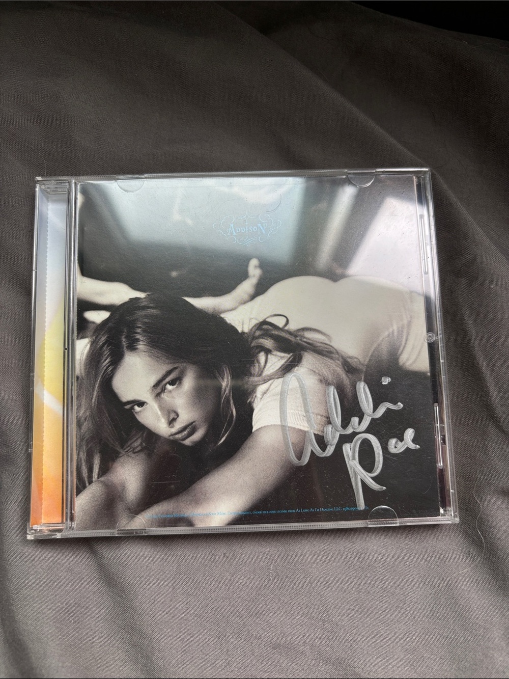 Autographed ADDISON Album CD - Addison Rae